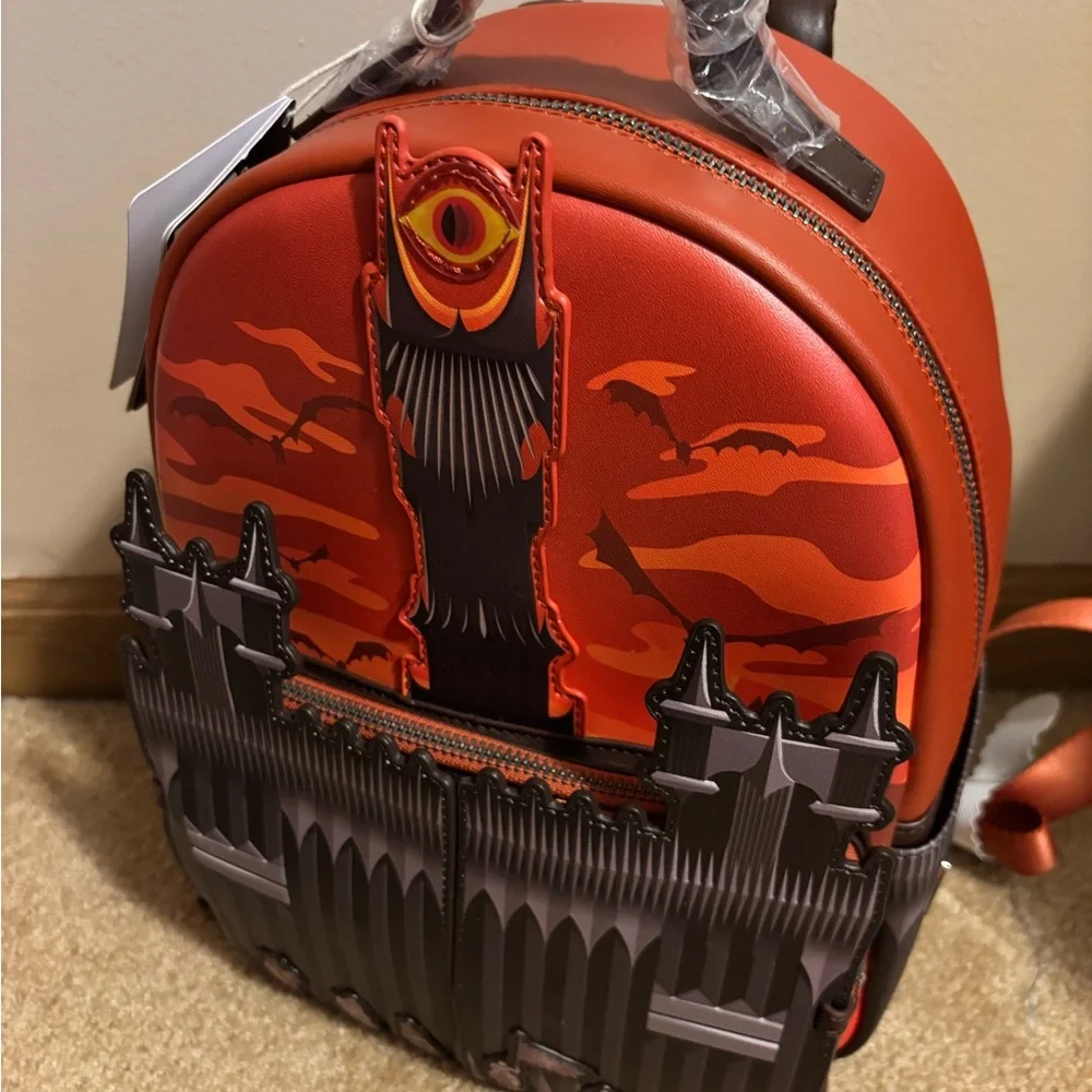 Loungefly Lord of the Rings Black Gates LOTR Exclusive BAM Mini Backpack - Picture 3 of 16